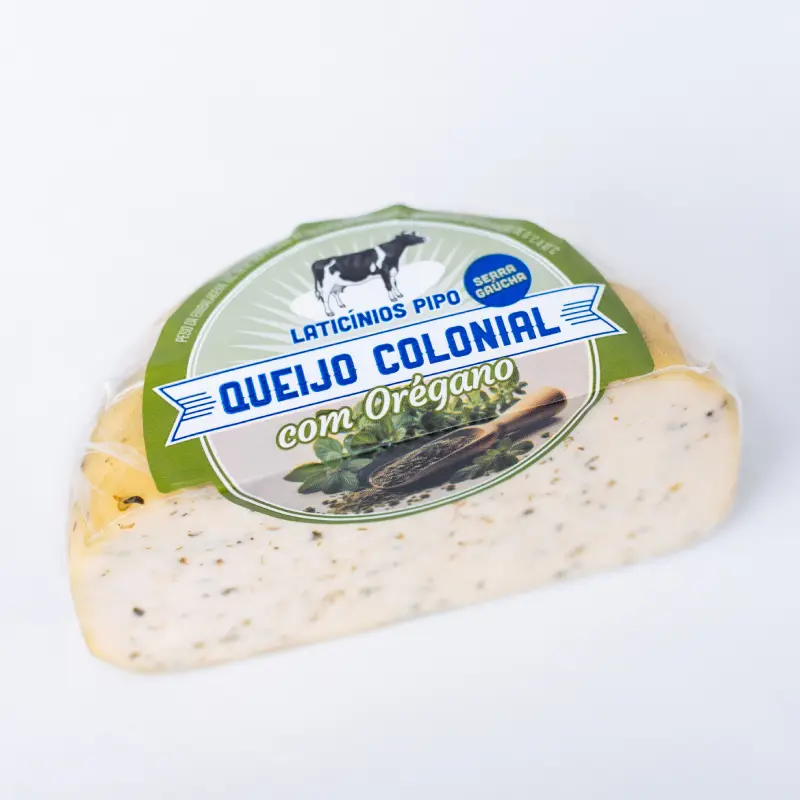 Queijo Colonial Temperado com Orégano de 370 gramas